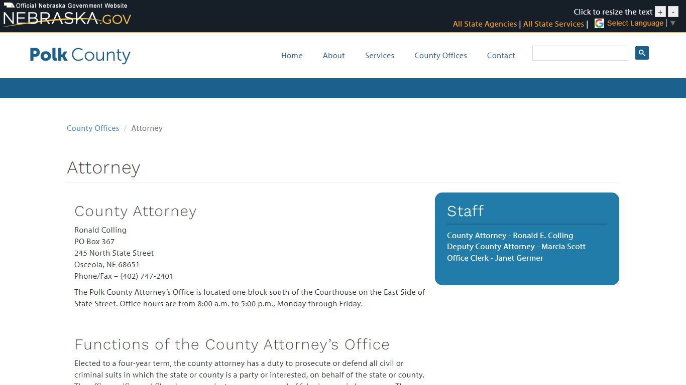 Attorney | Polk County